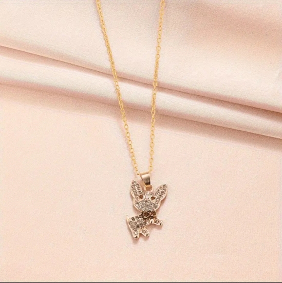 NEW! Rhinestone Chihuahua Keychain/Bag 👜🎒 Charm & Jewelry Pendant 📿~🎁 🐾 🐕 - Picture 4 of 16